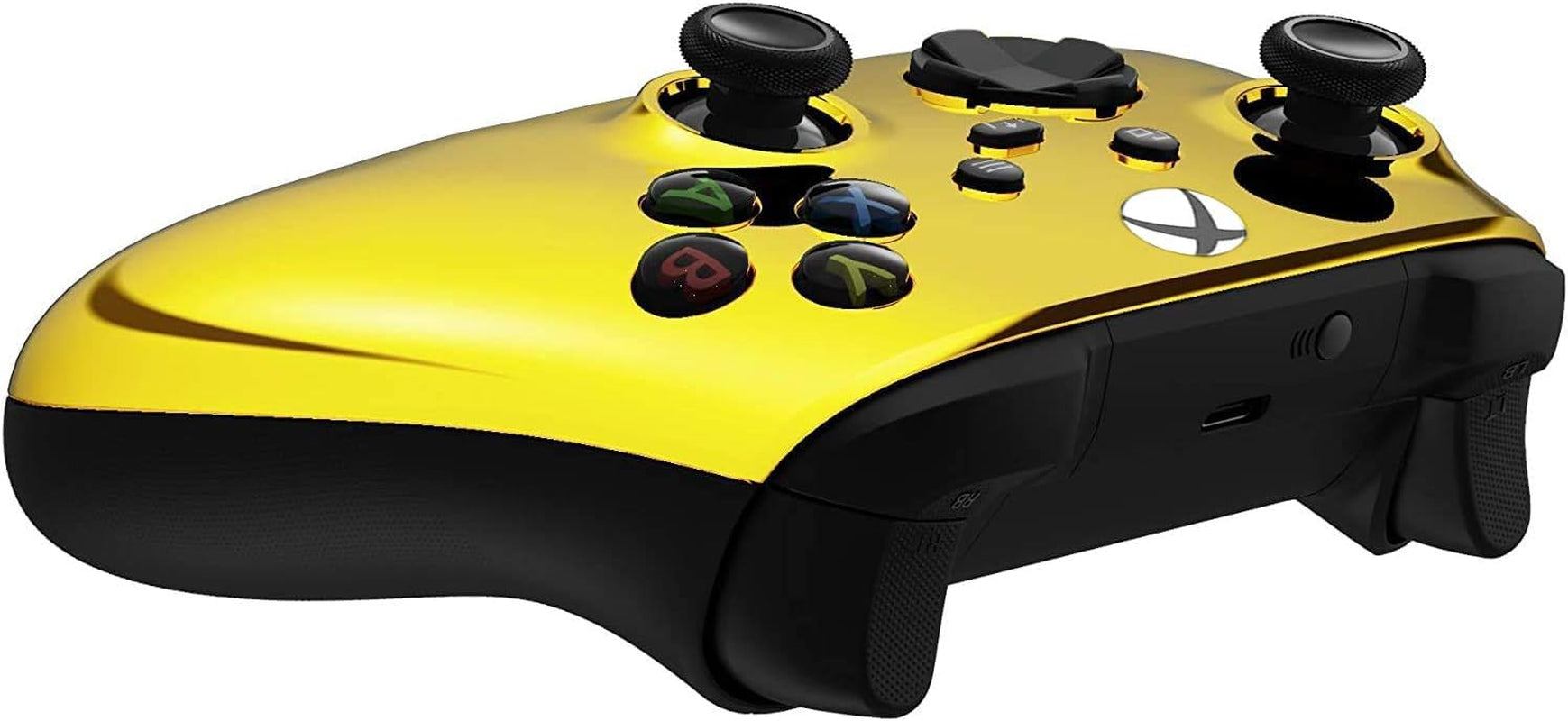 Custom Wireless Controller for Microsoft Xbox Series X/S & Xbox One - Soft Touch Finish - Xbox Series X/S Controller (Gold)
